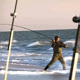 Surf fishing